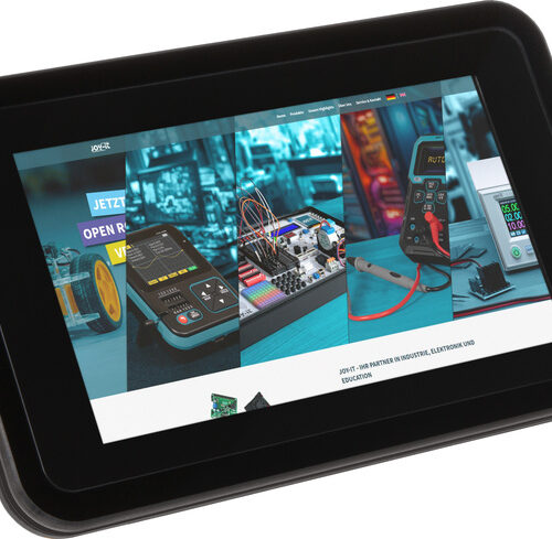 Joy-IT Gehäuse für 7" Touchscreen Display für Raspberry Pi 5, schwarz