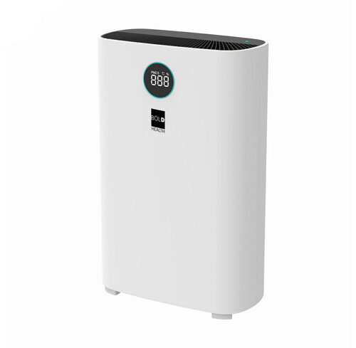 Die BOLD HEALTH Smart Home Luftreiniger SANDER, 66 W, 35-61 m², Lautstärke 20-65 dB (A), CADR: 510 m³/h, WLAN