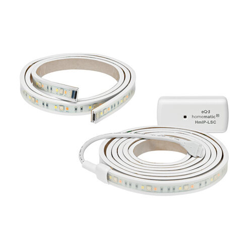 Homematic IP Smart Home Set Licht, Lightstrip, 3 m (2 + 1 m)