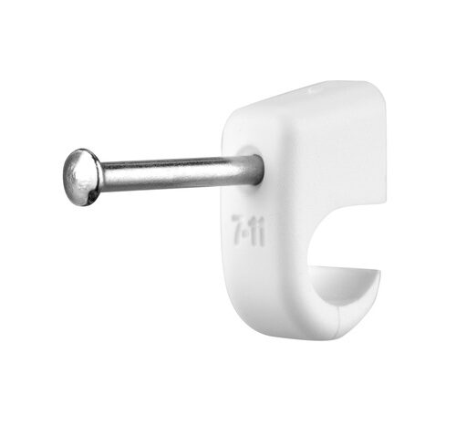 REV Ritter Express-Schelle, 7-11 mm, 200 Stück, mit Nagel, Weiß