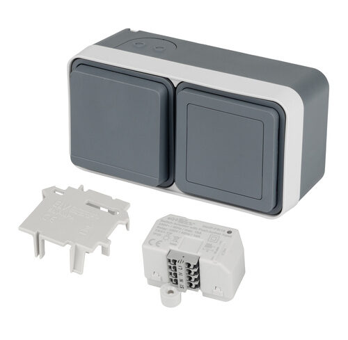 ELV Smart Home Set Außensteckdose, HmIP-FSI16 (Bausatz), Adapter
