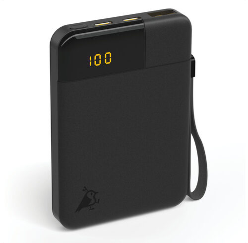 Aqiila Powerbird B5 Powerbank, 12W, 5.000 mAh, Schwarz