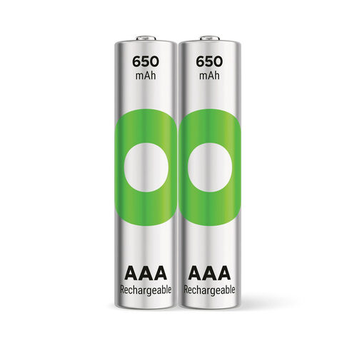 GP AAA Akku NiMH 650 mAh RECYKO, 1,2V 2 Stück