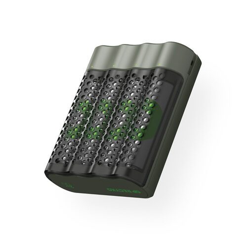 GP USB-Ladegerät M452 Micro (AAA) und Mignon (AA), inkl. 4 x RECYKO AA 2600 mAh,