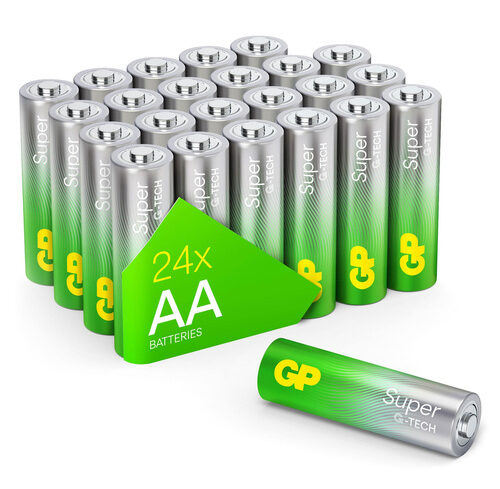 GP Super Alkaline AA Mignon Batterie 1,5V, 24 Stück