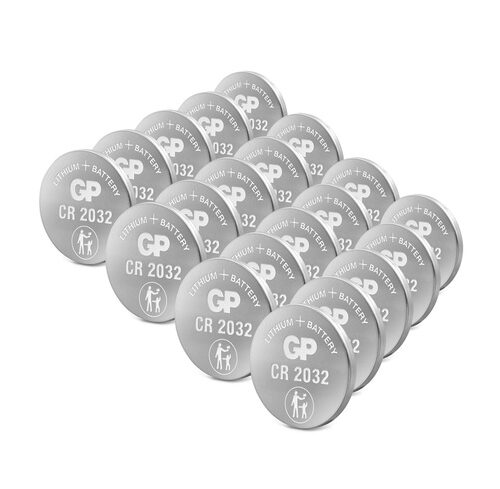 GP Lithium CR2032 Knopfzelle, 3V, 20 Stück