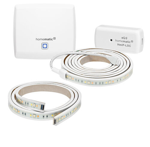 Homematic IP Smart Home Set Lighstrip mit Erweiterung und Access Point, HmIP-HAP+ HmIP-LSS+HmIP-LS1