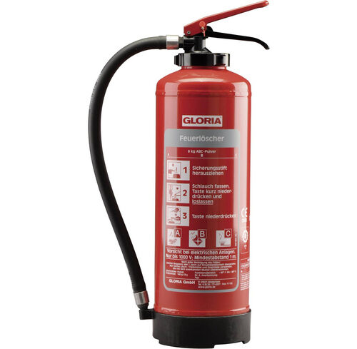 Gloria P6Easy, Feuerlöscher, Pulver, 6 kg