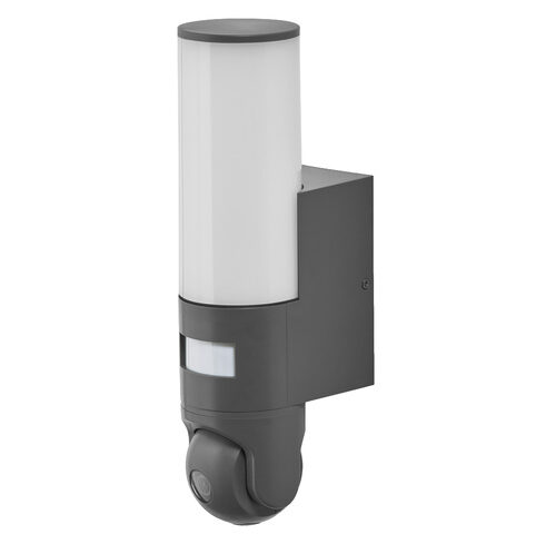 OSRAM SMART+ Smart Home Außenleuchte mit Kamera, WLAN, IP44, schwarz