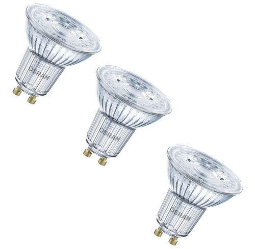 OSRAM SMART+ Smart Home GU10 , Matter, WLAN, 4.7 W, RGBW, 3er-Pack