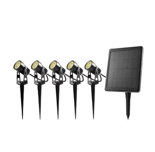 Die Bold SIMON LED Solar, IP65, 3000 K, SP 6V, 5er Set