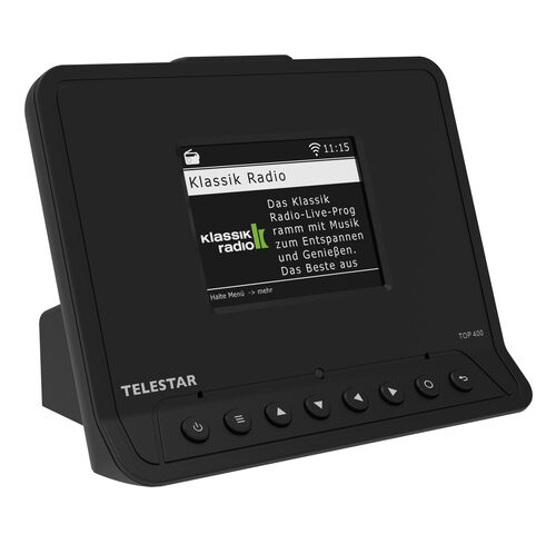 TELESTAR Digitalradio-Adapter TOP 400 , Internetradio, DAB+, UKW, Bluetooth, WLAN