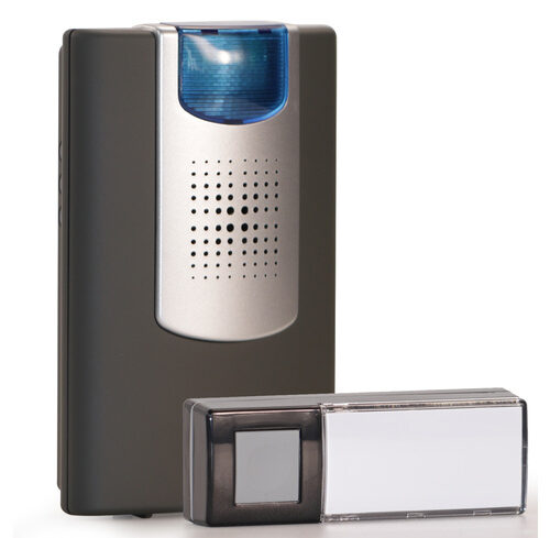 Heidemann Funkgong-Set HX Flashlight, anthrazit-softtouch/silberfarben, schwarz