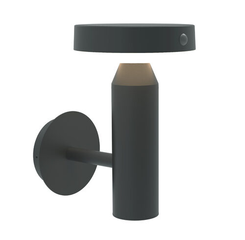 Die BOLD Solar-Wandleuchte mit PIR, Gun Grey