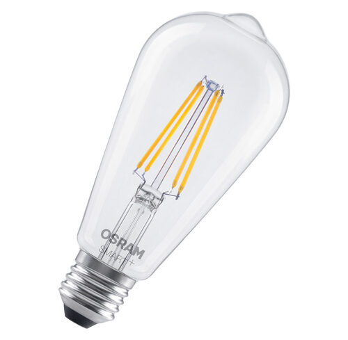 OSRAM SMART+ Smart Home LED-Lampe E27, WLAN, dimmbar, IP20, Klar, 3er Pack