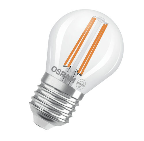Osram LED Classic P 60, Filament, EEK A, 3,8 W, 806 lm, E27, warmweiß, klar