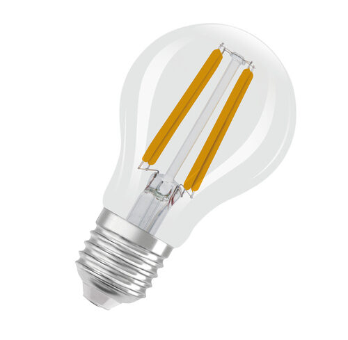 Osram LED Classic A 75, Filament, EEK A, 5 W, 1055 lm, E27, kaltweiß, klar, 2er Pack