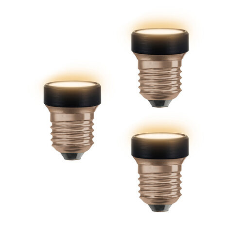 Osram Ultrakompakte Designlampe LED STAR FLAT 28, 3,5 W, 300 lm, E27, 2700 K, matt, 3er Set
