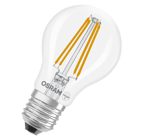 Osram LED Superstar Classic A 60 Filament, 5,9 W, 806 lm, E27, dimmbar, warmweiß, klar