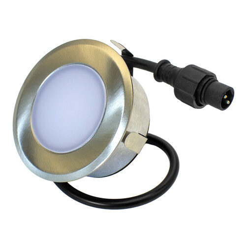 Die Bold Edelstahl LED Bodenleuchte, DC 24V, 1.2W, dimmbar, 3000K