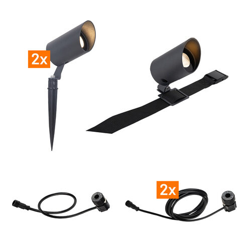 Die Bold Erweiterungsset 24V-Garten Spot-Lights, 3 Spots