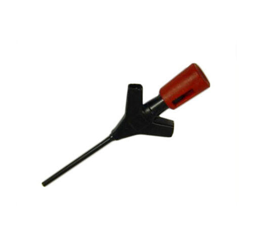 SKS Kontakttechnik Miniatur-Klemmprüfspitze MICRO-KLEPS, rot