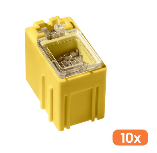 ELV 10er-Set SMD-Sortierbox, Gelb, 23 x 15,5 x 27 mm
