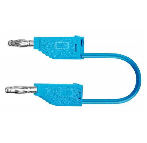 PVC-Verbindungsleitungen 32A, 1m, blau, 4 mm