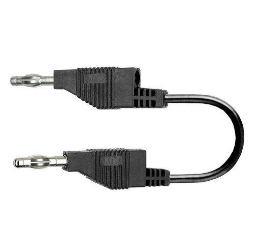 Silikon-Verbindungsleitungen 4 mm, 15A, 1m, schwarz