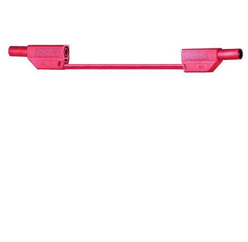 Sicherheitsmessleitungen in Silikon (SLK410-E/SIL) 4mm, 19A, 2m, rot