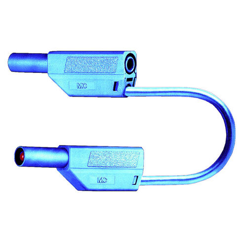 Sicherheitsmessleitungen in PVC (SLK425-E/N) 4mm, 32A, 0,5m, blau