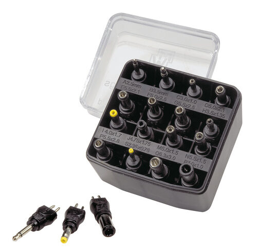 Niedervolt-Stecker-Sortiment, 16 tlg.
