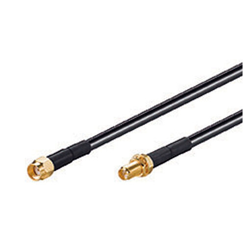 goobay WLAN-Antennenverlängerungskabel RP-SMA, 2m