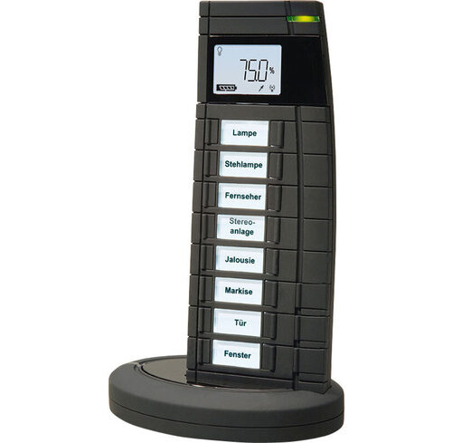 Homematic Funk-Fernbedienung 19 Tasten mit Display, schwarz HM-RC-19-B