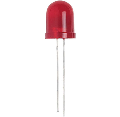 10x Superhelle LED 10 mm Rot