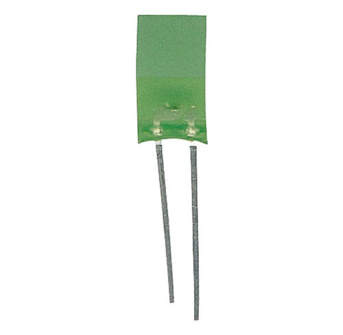 10x LED Quadratisch 5 x 5 mm Grün