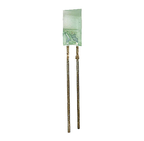 10x LED Rechteck 2,5 x 5 mm, Grün