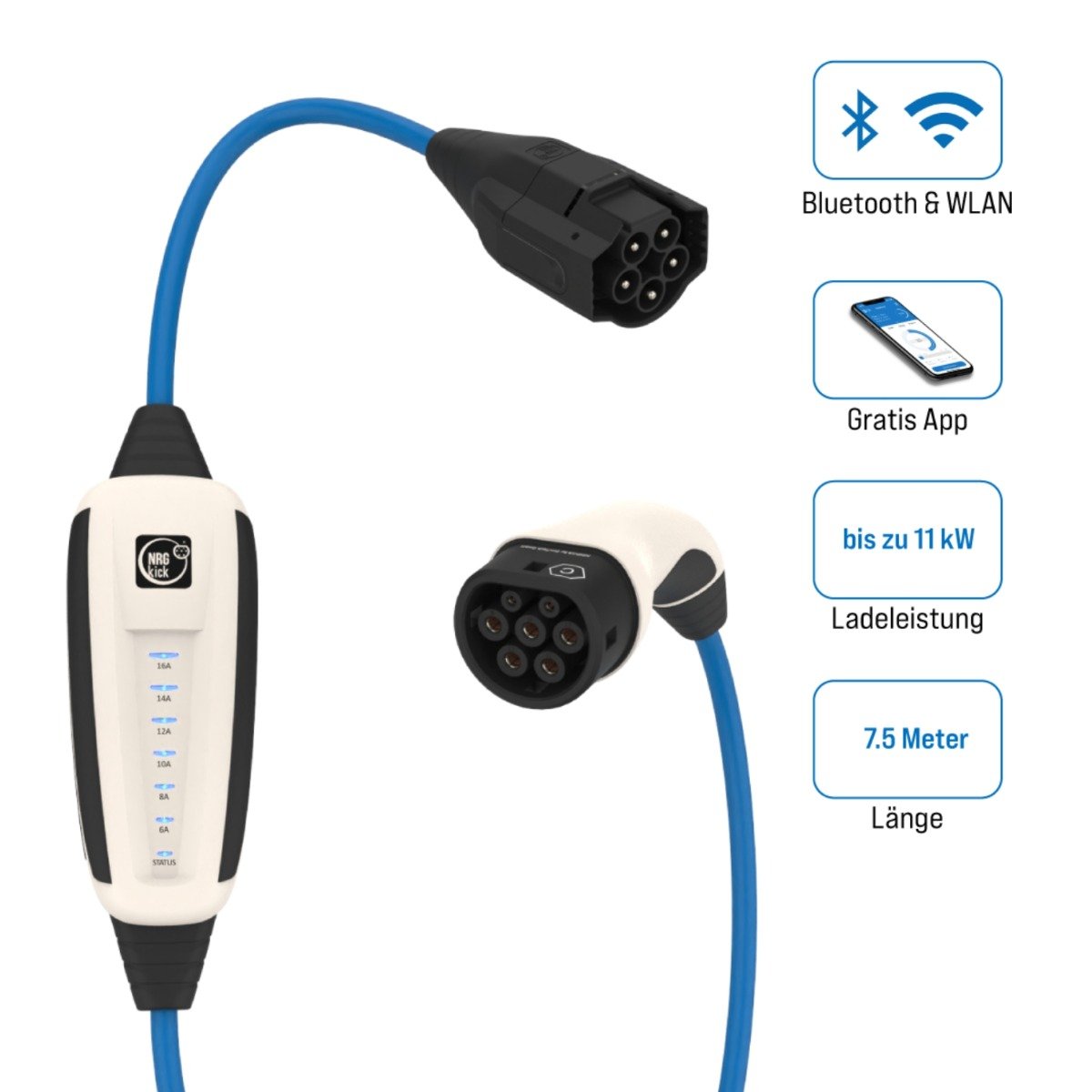 NRGkick 32A Pure für PV-Nutzer GSM/GPS/SIM 10m WLAN - - Jetzt bei