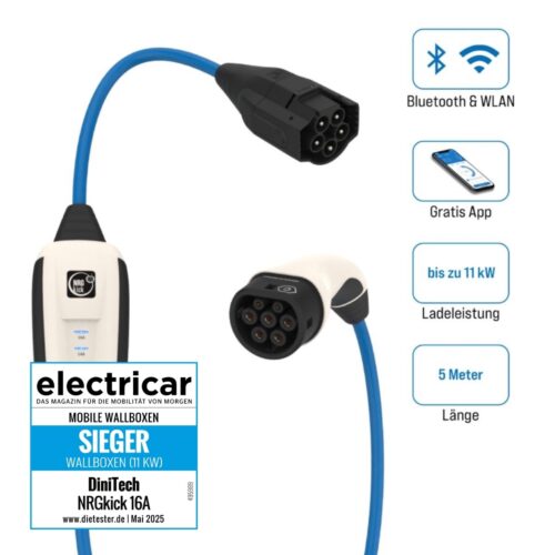 NRGkick 16A Pure 5m 17501000 mobile Ladestation