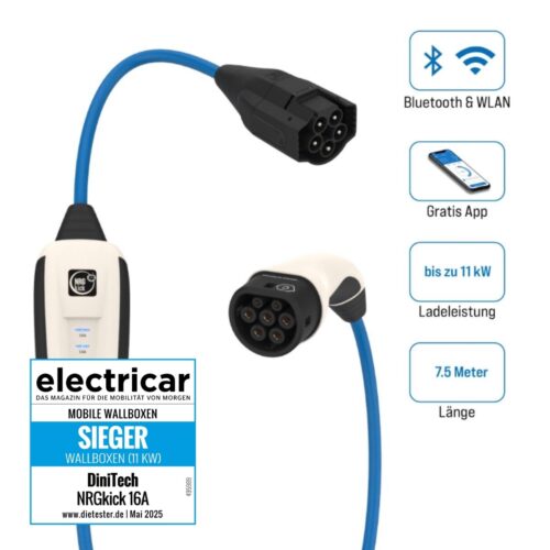 NRGkick 16A Pure 7,5m 17701000 mobile Ladestation