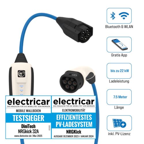 NRGkick Pure + PV 12701000-30001002 mobile Ladestation