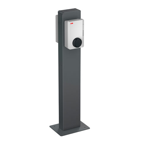 Standfuß für zwei ABB Terra AC Wallboxen