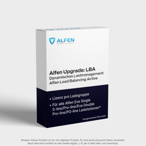 Alfen Upgrade "Load Balancing Active" (dynamisches Lastmanagement) - pro Ladegruppe