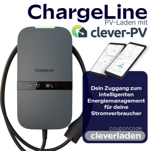 ChargeLine & clever-PV Paket zum PV-Laden